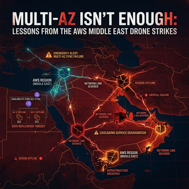 Multi-AZ Isn't Enough: Lessons from the AWS Middle East Drone Strikes